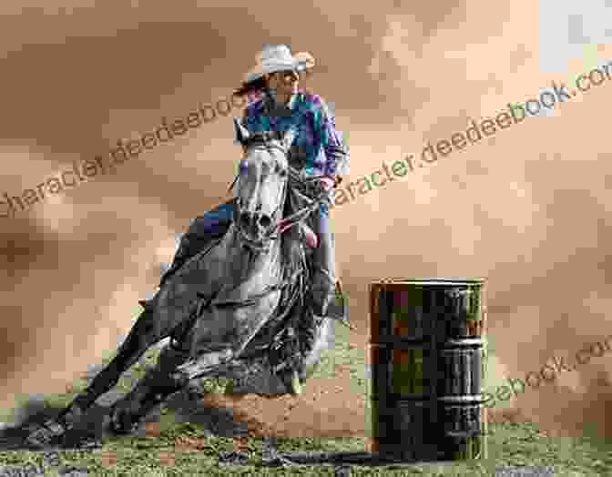 A Cowgirl Competing In A Rodeo Barrel Race, Demonstrating The Athleticism And Precision Required In This Exhilarating Event I Wanna Be A Cowgirl