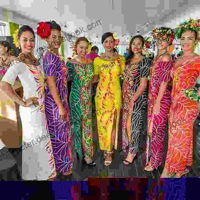 A Group Of Polynesian Women Wearing Traditional Clothing And Flowers In Their Hair Polynesian Family System In Ka U Hawaii