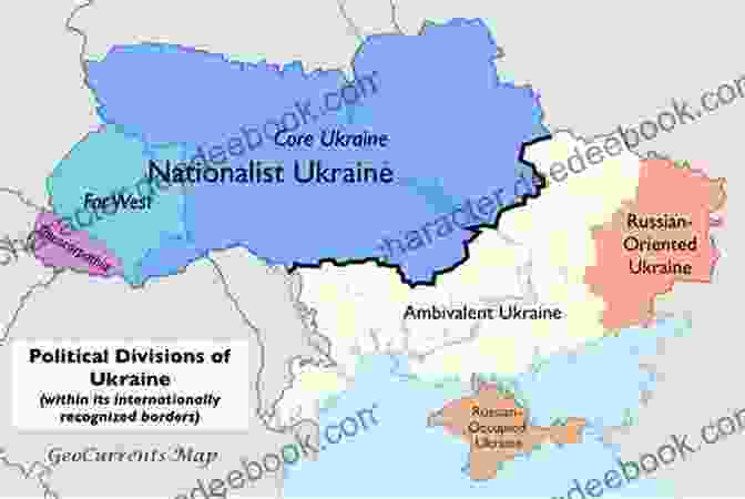 A Map Of Ukraine, Divided Into Three Parts: Russian Empire, Austrian Empire, And Polish Lithuanian Commonwealth, Highlighting The Political Fragmentation Of The Country. An Orange Revolution: A Personal Journey Through Ukrainian History