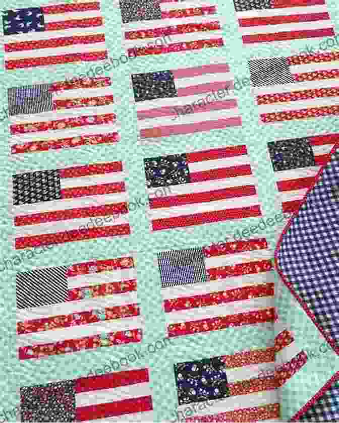 A Patriotic Quilt With Stars And Stripes Fat Quarter Favorites: 13 Eye Catching Quilts You Ll Love To Make