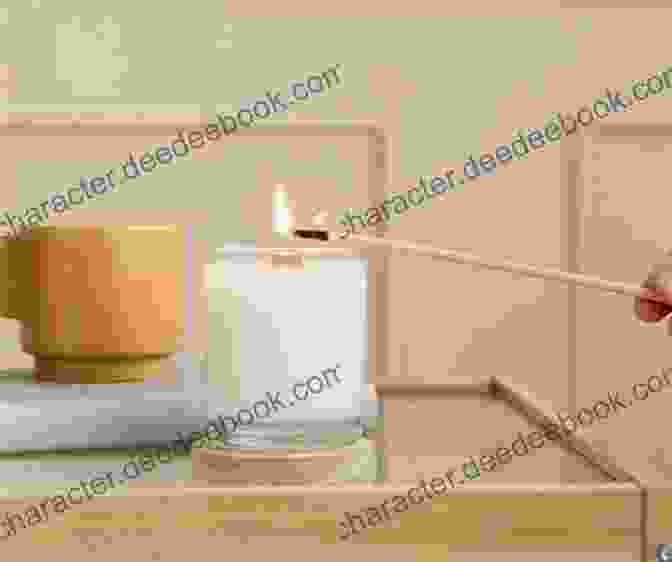 A Photo Of Candles Curing On A Shelf Candle Making Business: The Guide For Beginners On How To Make Homemade Candles In 8 Easy Steps And Make Money From Home