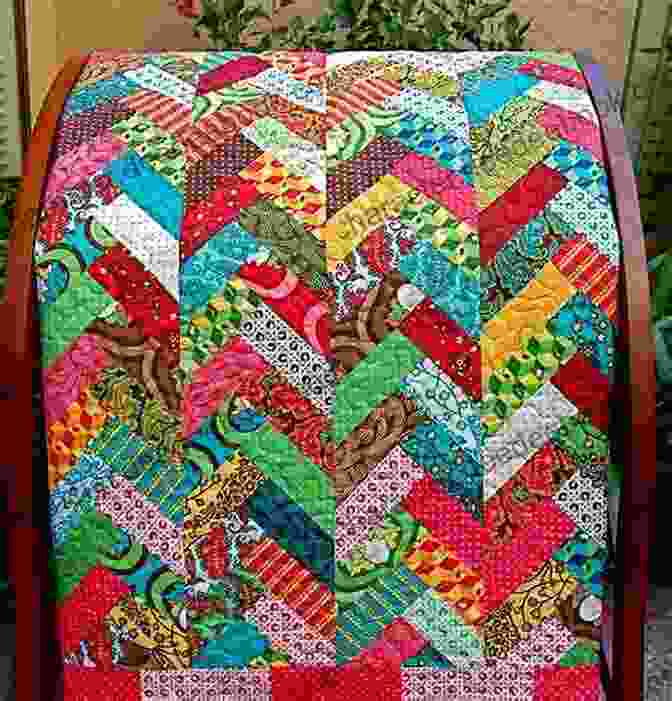 A Scrap Quilt With A Variety Of Colors And Patterns Fat Quarter Favorites: 13 Eye Catching Quilts You Ll Love To Make