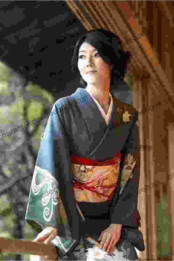 A Young Woman, Rei Shimura, Dressed In A Traditional Japanese Kimono, Stands In A Modern City, Her Gaze Determined. The Samurai S Daughter (Rei Shimura Mysteries 6)