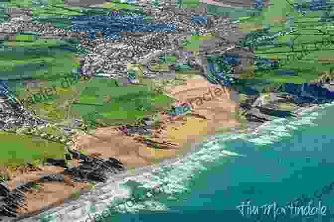 Aerial View Of Bude Coastline, Showcasing Cliffs, Coves, And Beaches Quirky Bude Cornwall England UK (UK Travel And Tourism 6)