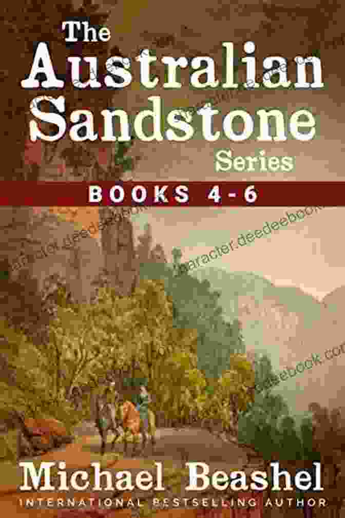 Book Cover Of 'The Australian Sandstone' By Robert W. Chambers, Depicting A Solitary Figure Standing On A Vast Plain Succession: Australian Historical Fiction Novel (The Australian Sandstone 3)