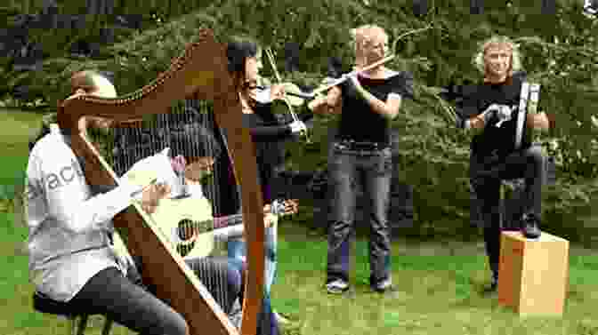 Celtic Musicians Playing Traditional Instruments. Musical Travels Through England Hilary Bradt