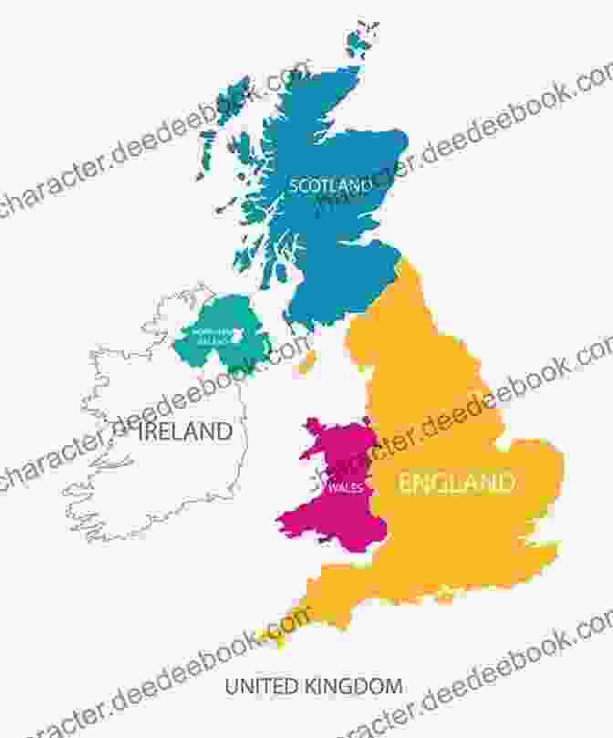 Map Of The United Kingdom Showing Different Landscapes And Regions KS2 Discover Learn: Geography United Kingdom Activity Book: Perfect For Catch Up And Learning At Home (CGP KS2 Geography)