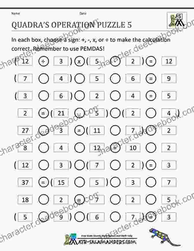 Math Puzzles For 10 Year Olds 11+ Activity Book: Non Verbal Reasoning Ages 9 10