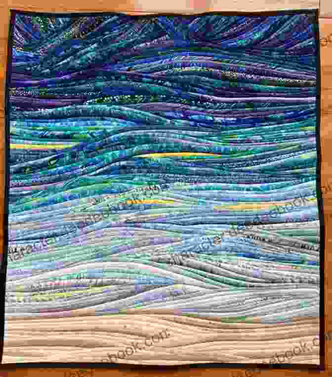 Ocean Waves Quilt By Pat Sloan Rock Solid: 13 Stunning Quilts Made With Kona Cottons