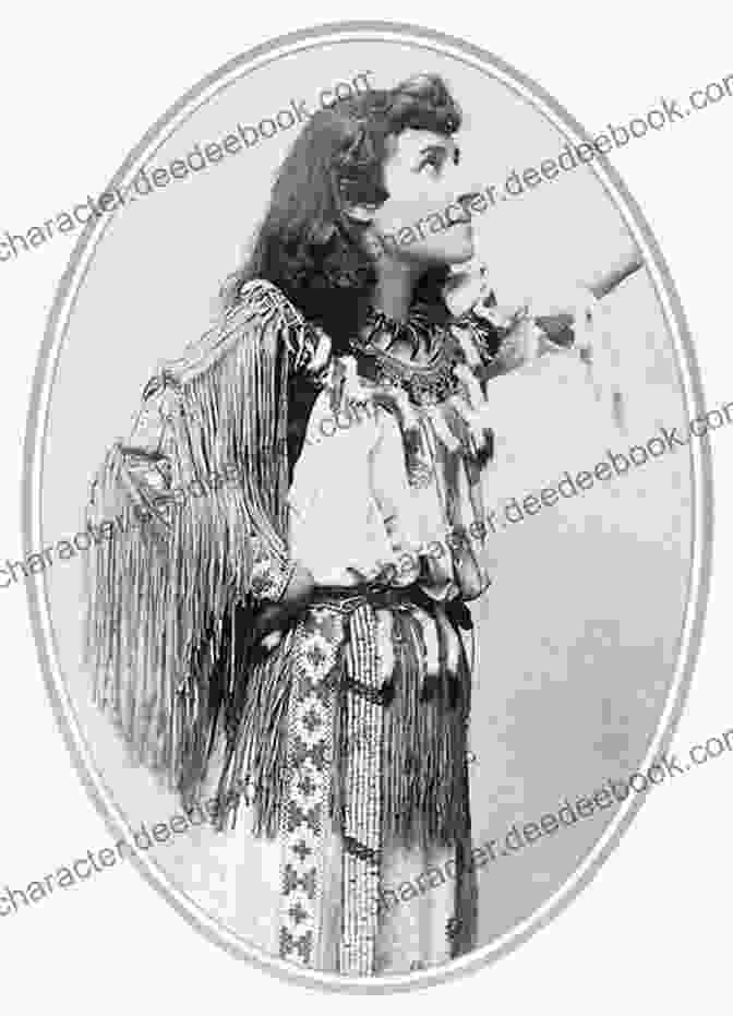 Pauline Johnson Tekahionwake, A Mohawk Poet, Performer, And Activist, Stands In A Field, Wearing A Traditional Mohawk Dress. Buckskin And Broadcloth: A Celebration Of E Pauline Johnson Tekahionwake 1861 1913