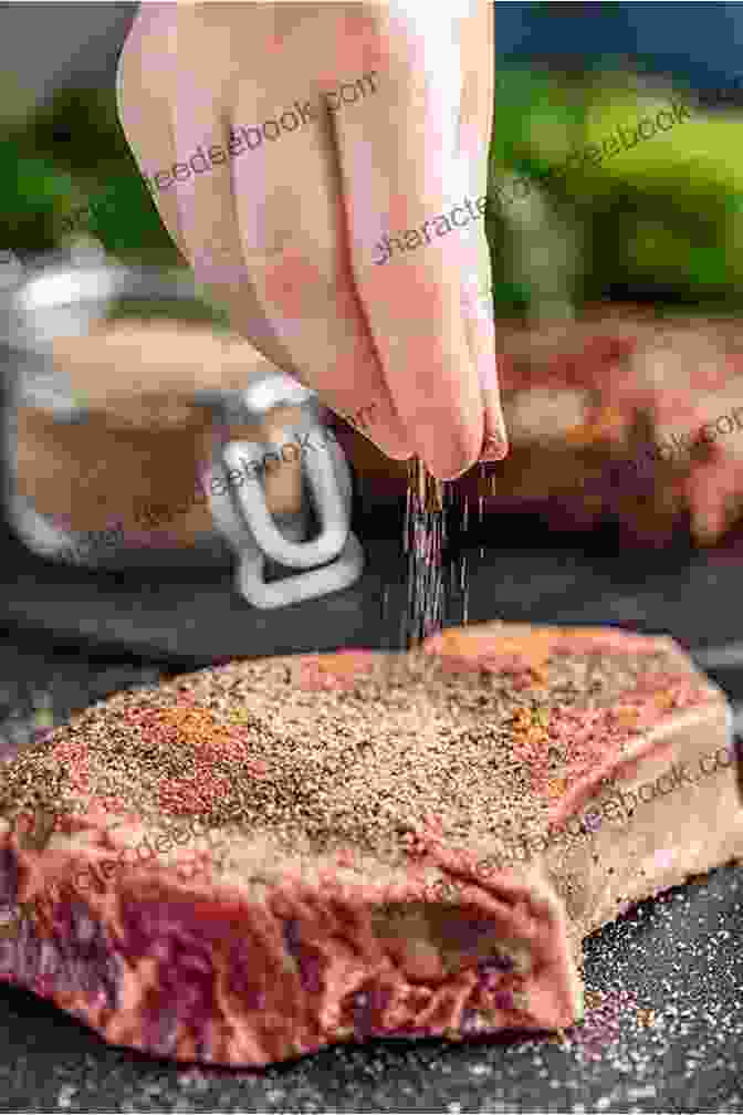 Photo Of A Chef Seasoning A Steak With Salt And Pepper Steak Cookbook: The Great Recipes