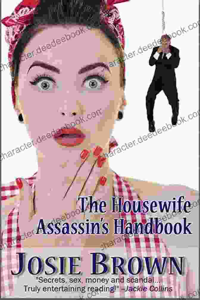 Pulp Thrillers: Housewife Assassin 21 Book Cover Featuring A Woman In A Red Dress Holding A Gun The Housewife Assassin S Antisocial Media Tips (Romantic Mystery Suspense): Pulp Thrillers (Housewife Assassin 21)