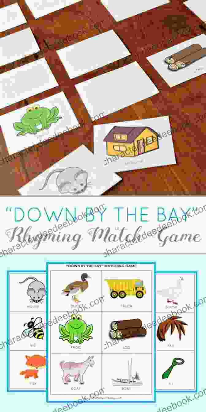 Variation Of Picture Rhyme Match Game With Wordless Picture Cards Find The Rhymes: Picture Rhyme Match Game Preschool Kindergarten And Up